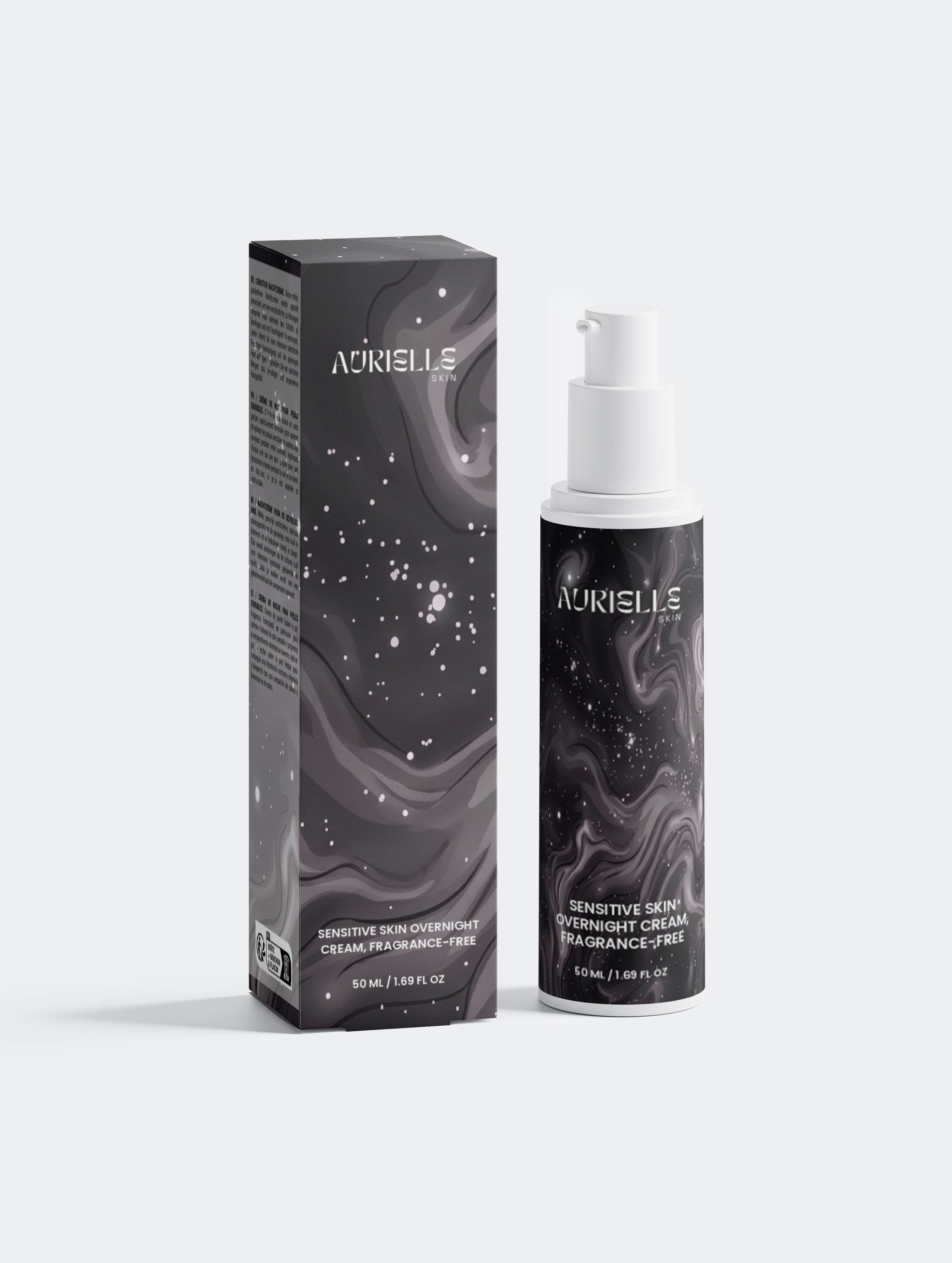 Sensitive Skin Overnight Cream, Fragrance-Free