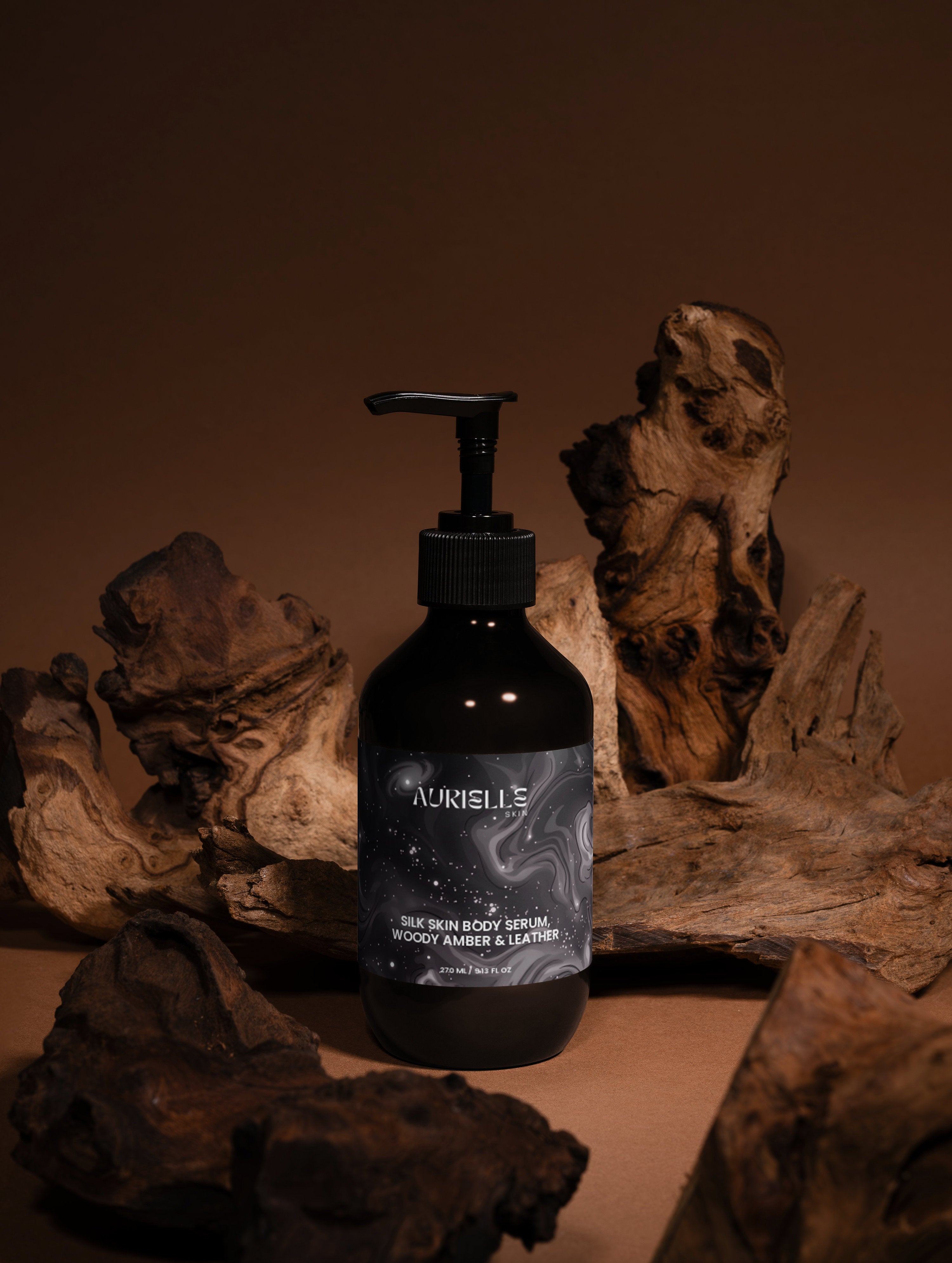 Silk Skin Body Serum, Woody Amber & Leather